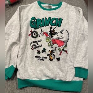New kids sweater size L grinch